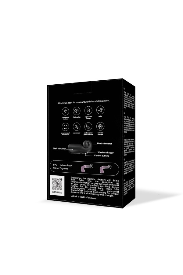 Snail Vibe EVO Masturbator - Schwarz