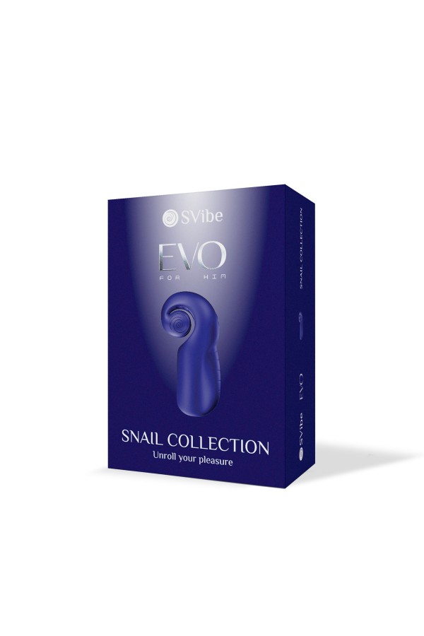 Snail Vibe EVO Masturbator - Marineblau