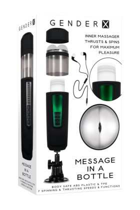 Evolved - Message in a Bottle Masturbator - Schwarz