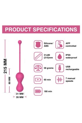 Magic Motion - Smart Kegel Master Balls Roze