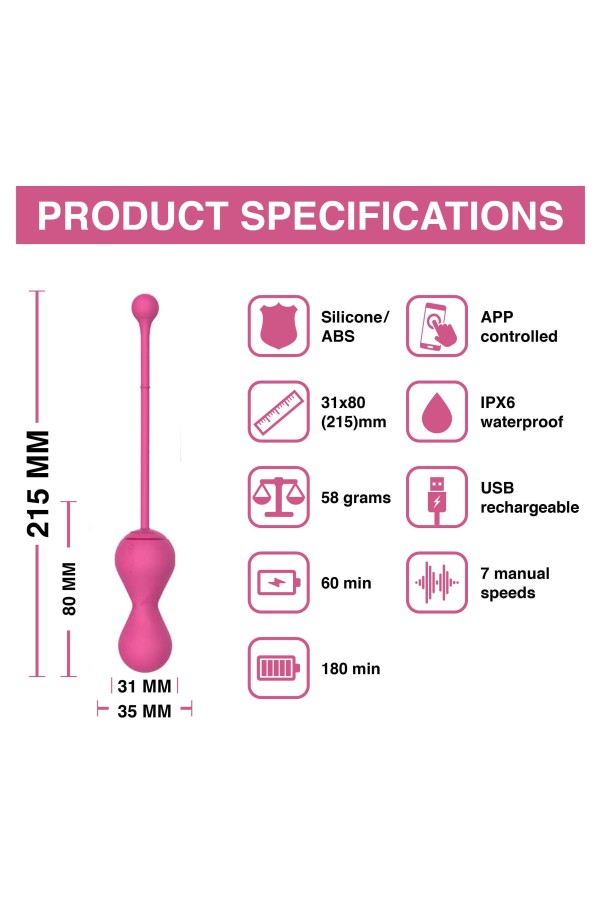 Magic Motion - Smart Kegel Master Balls Roze