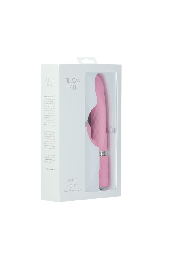 Pillow Talk - Lively Rotierender Tarzan-Vibrator - Rosé