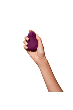 Dame - Pom Flexible Vibrator - Dunkelrot