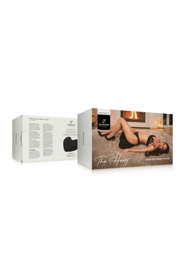 Bedroom Fantasies - The Heart Positionierungskissen - Schwarz