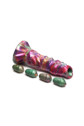 Ovipositor-Dildo mit Eiern