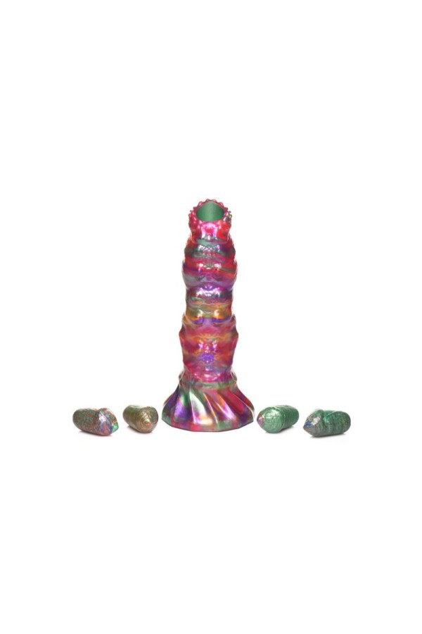 Ovipositor-Dildo mit Eiern
