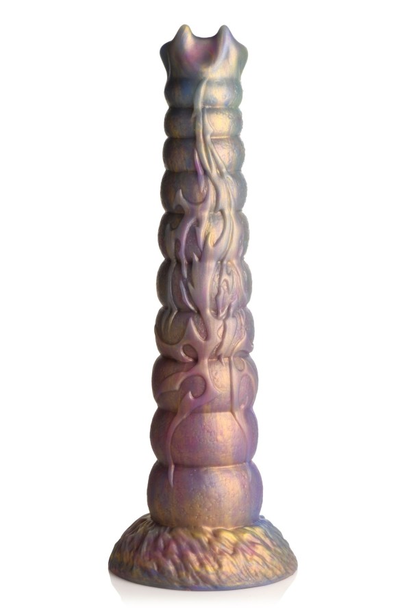 XR Brands - Tiefe Eindringling Tentakel Ovipositor Silikon Dildo mit Eiern