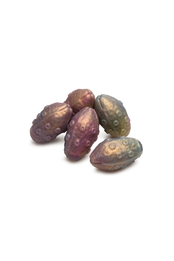 XR Brands - Tiefe Eindringling Tentakel Ovipositor Silikon Dildo mit Eiern