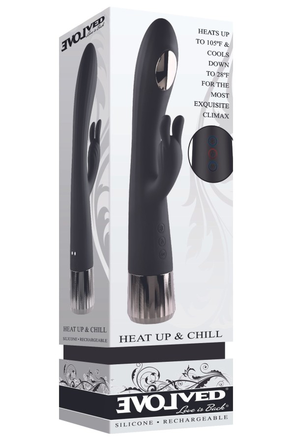 Evolved - Heat Up and Chill Rabbit Vibrator - Schwarz