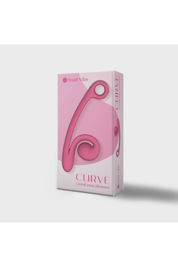 Snail Vibe Curve Duo Vibrator - Rosa