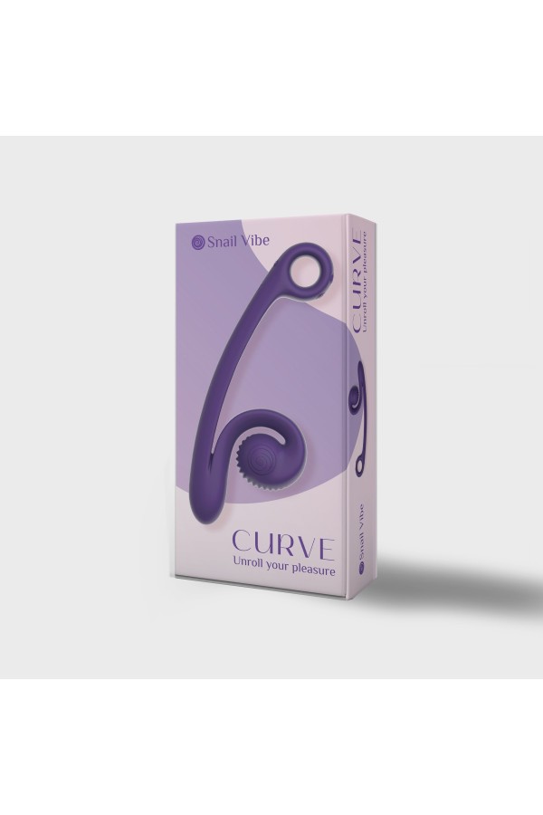 Snail Vibe Curve Duo Vibrator - Lila