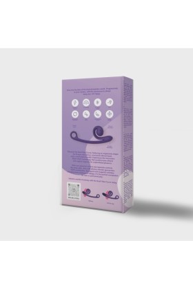 Snail Vibe Curve Duo Vibrator - Lila