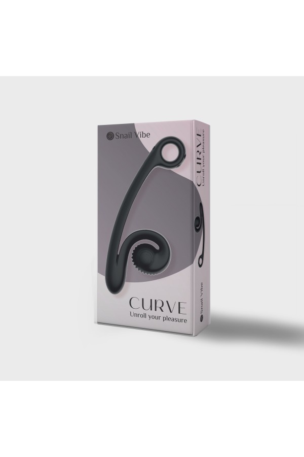 Snail Vibe Curve Duo Vibrator - Schwarz
