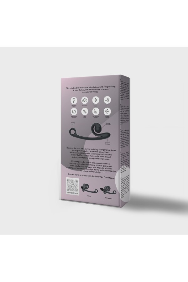 Snail Vibe Curve Duo Vibrator - Schwarz