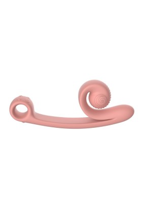 Snail Vibe Curve Duo Vibrator - Pfirsichrosa