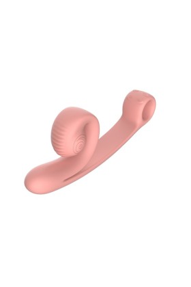 Snail Vibe Curve Duo Vibrator - Pfirsichrosa