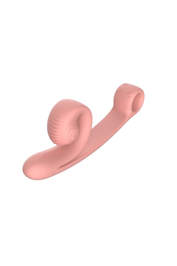Snail Vibe Curve Duo Vibrator - Pfirsichrosa