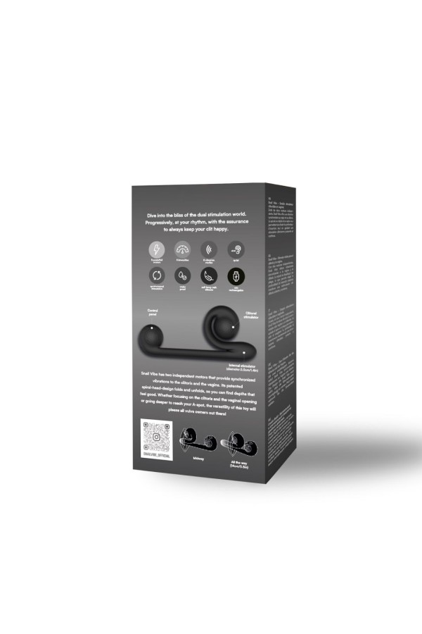 Snail Vibe Duo Vibrator - Schwarz