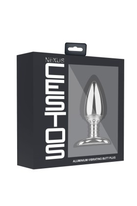 Nexus Cestos vibrierender Aluminium-Analplug mit Fernbedienung