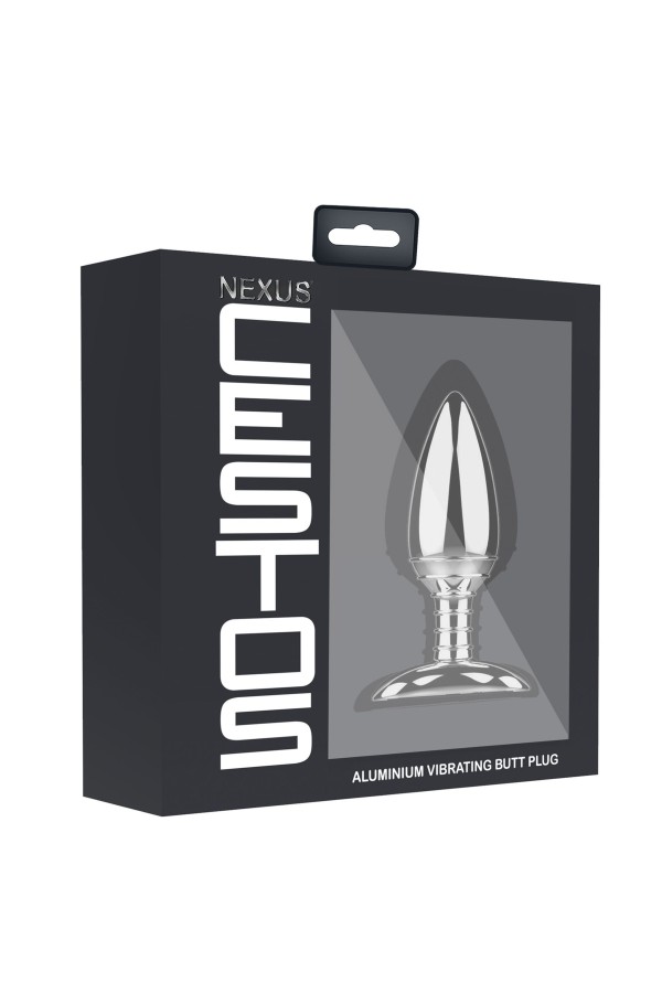 Nexus Cestos vibrierender Aluminium-Analplug mit Fernbedienung