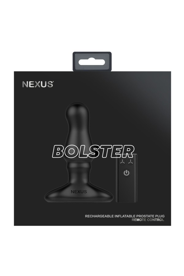 Nexus - Bolster Vibrations- und aufblasbarer Prostata-Plug - Durchmesser 46
