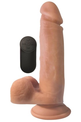Realistischer vibrierender Dildo mit Saugnapf