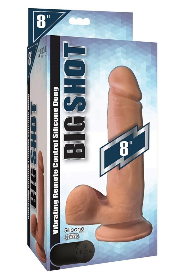 Realistischer vibrierender Dildo mit Saugnapf