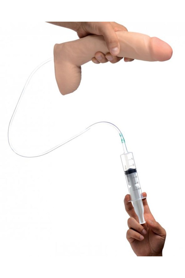 Dual Density Squirting Dildo - 25 cm