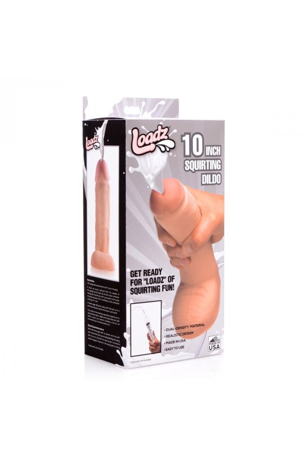 Dual Density Squirting Dildo - 25 cm