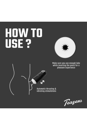 Teazers Automatischer Masturbator mit Dreifach-Stimulation