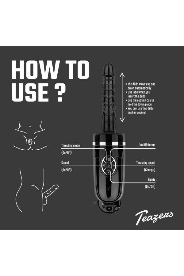 Teazers Stoßender und Vibrationsdildo