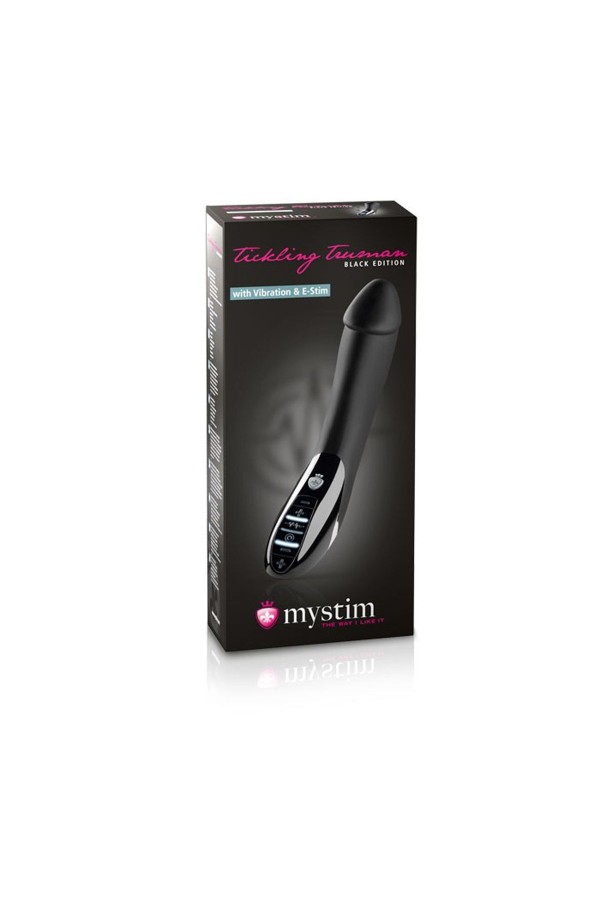 Mystim - Tickling Truman E-Stim Vibrator - Black Edition