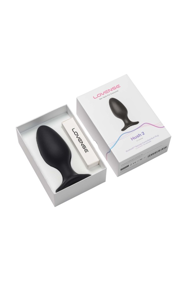 Lovense - Hush 2 Vibrationsbuttplug Mit App - Schwarz
