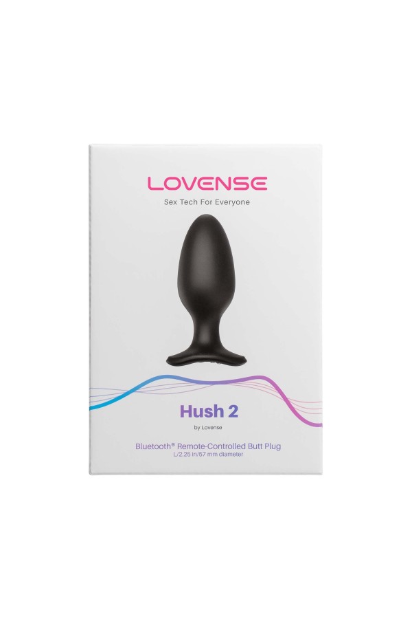 Lovense - Hush 2 Vibrationsbuttplug Mit App - Schwarz