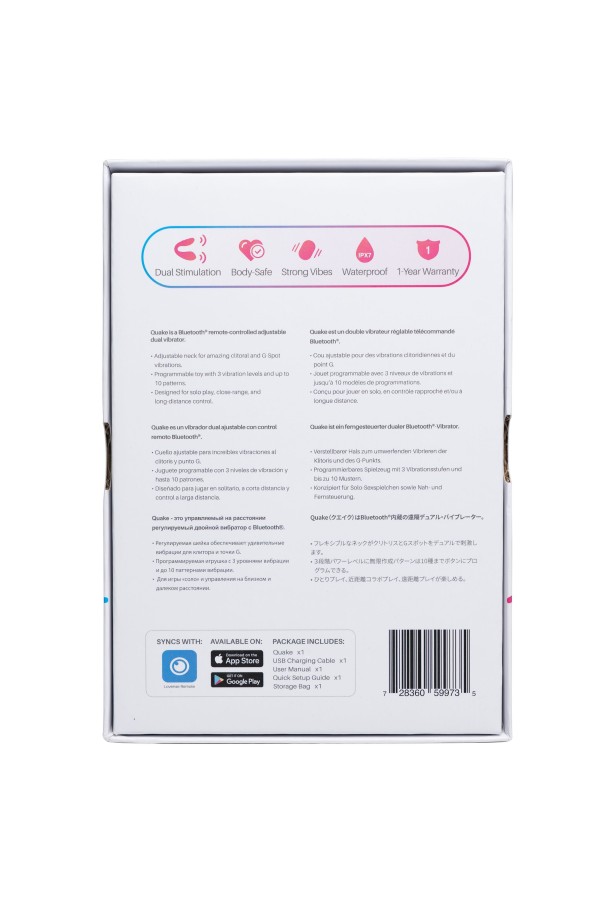 Lovense - Quake G-spot Vibrator - Roze