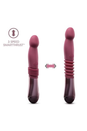 Temptasia - Trixie Stoßender Dildo - Weinrot