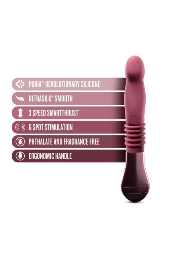 Temptasia - Trixie Stoßender Dildo - Weinrot