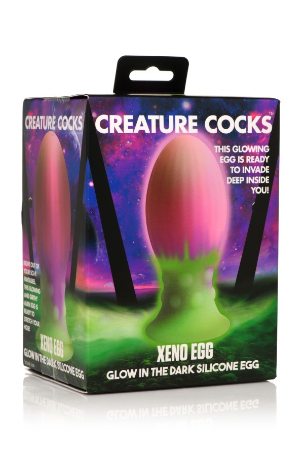 Leuchten-im-Dunklen Silikon Xeno Ei - XL