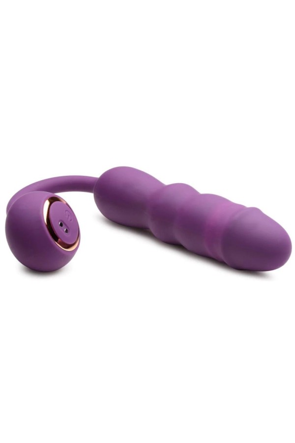 Thru Thumper Stoßender Silikonvibrator mit Fernbedienung