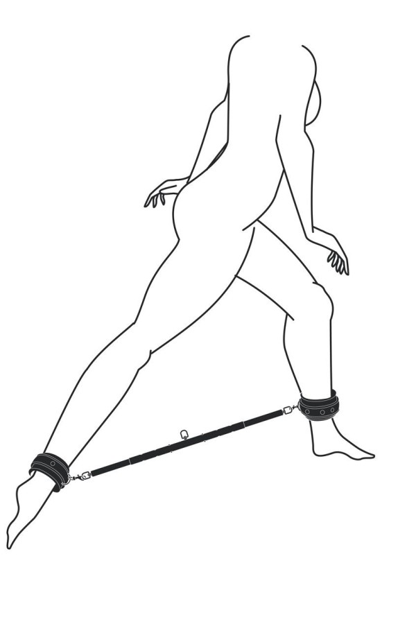 Expander Spreader Bar and Cuffs Set