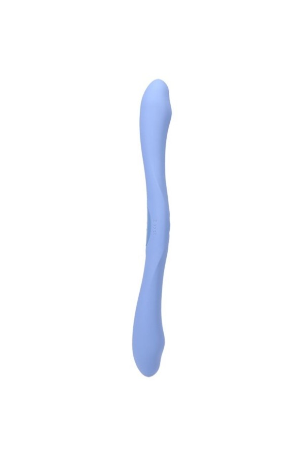 Doc Johnson - Doppelte Vibrator mit Fernbedienung - Blau