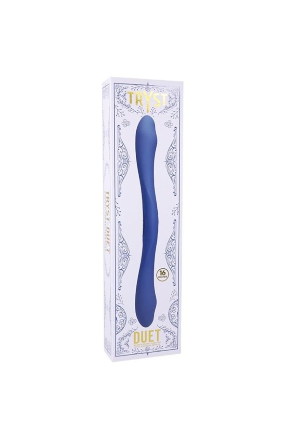 Doc Johnson - Doppelte Vibrator mit Fernbedienung - Blau