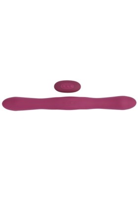 Doc Johnson - Doppelte Vibrator mit Fernbedienung - Rot
