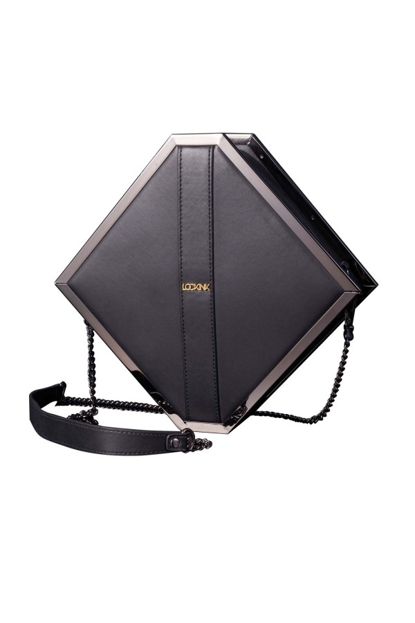LOCKINK - Mysterious Square Kink Bag - schwarz