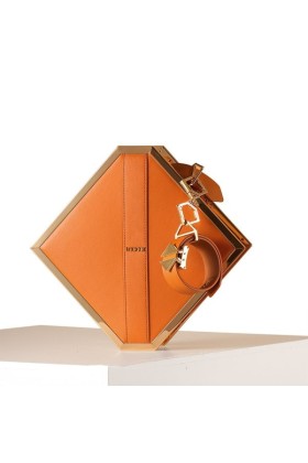 LOCKINK - Mysterious Square Kink Bag - braun
