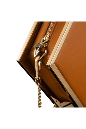 LOCKINK - Mysterious Square Kink Bag - braun