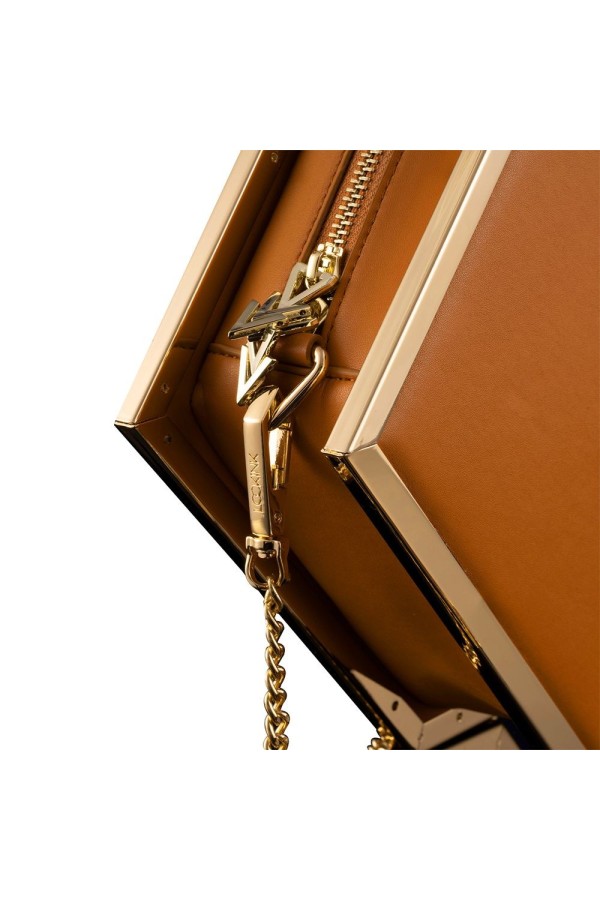 LOCKINK - Mysterious Square Kink Bag - braun