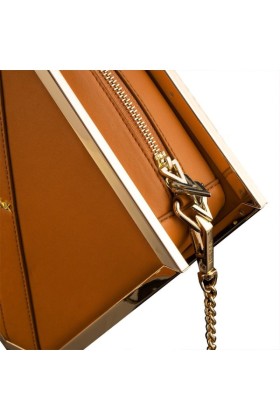 LOCKINK - Mysterious Square Kink Bag - braun