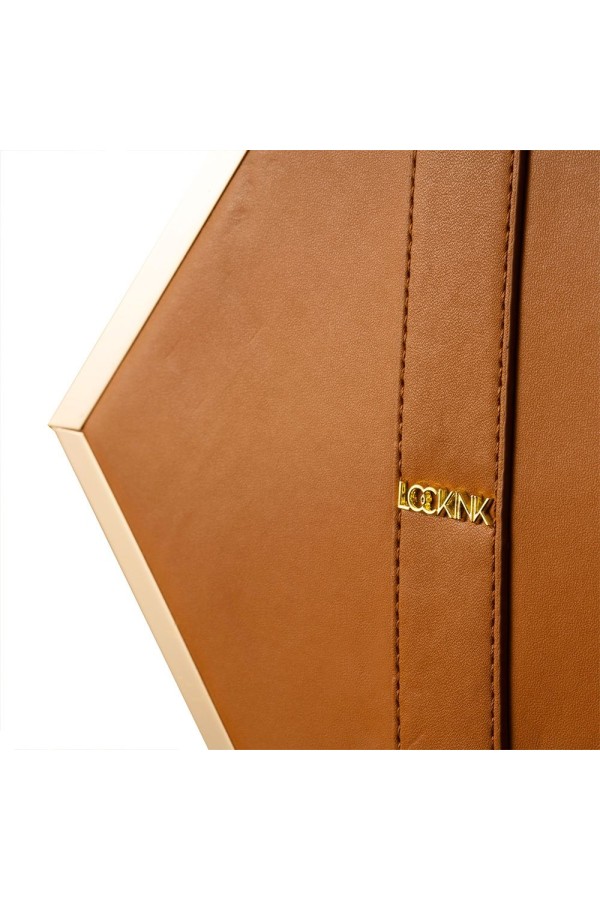 LOCKINK - Mysterious Square Kink Bag - braun