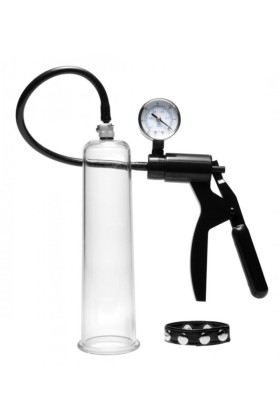 The Premium Penispumpe mit Penisring – Groß